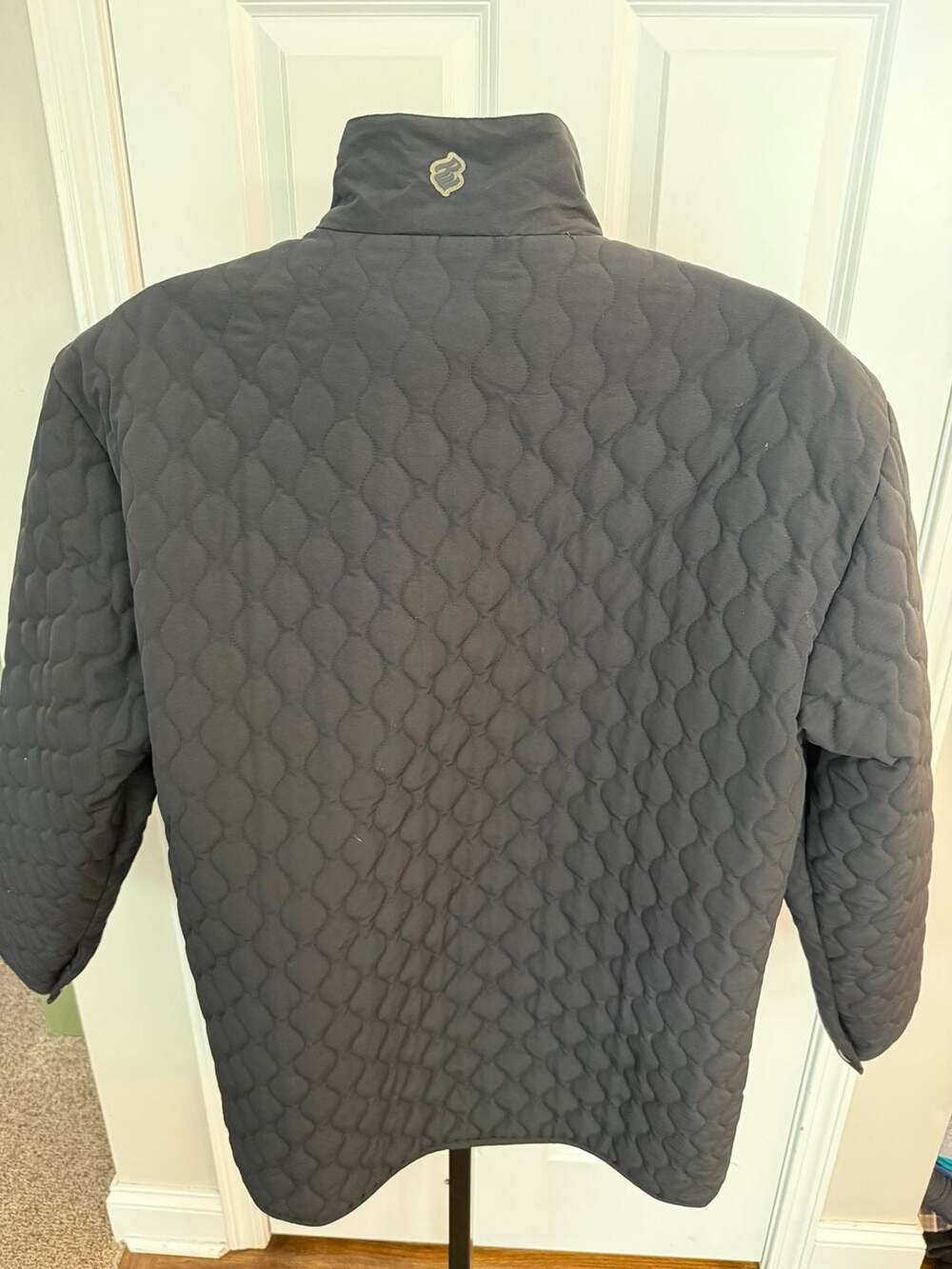 Vintage Rocawear Roc Denim Corp Black Quilted Full-Zip Jacket Size L - Picture 5 of 8